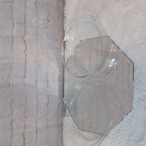 Pyrex Glass Round Baking Clear Dishes 2 8Inch  1Price